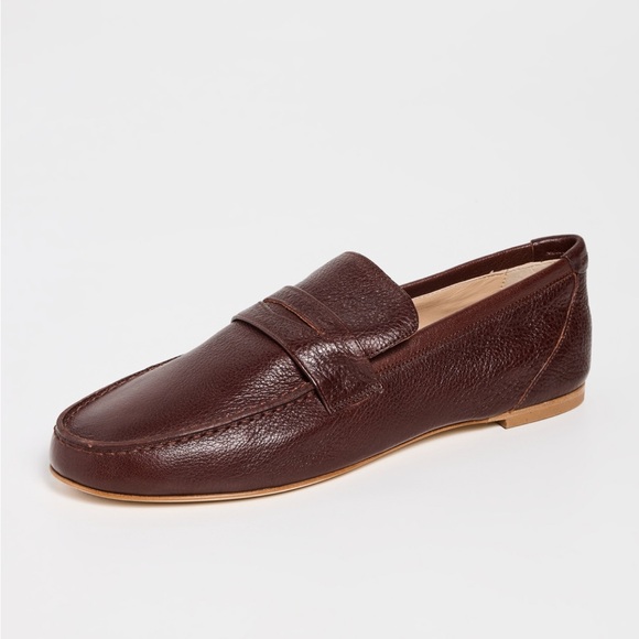 Jamie Haller Penny Leather Loafers 40 oxblood - Picture 6 of 6